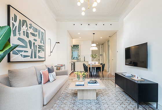 Luxury apartment for rent Barcelona - Paseo Sant Joan I