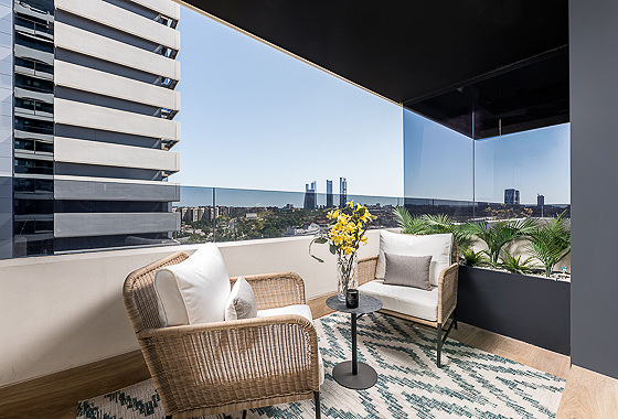 Luxury apartment rentals Madrid - Skyline XIII