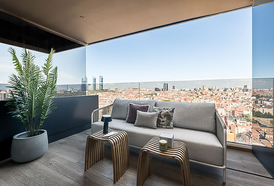 Luxury short term rentals Madrid - Skyline XIV