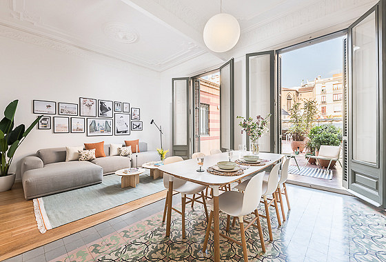 Luxury apartment for rent Barcelona - Ali Bei I