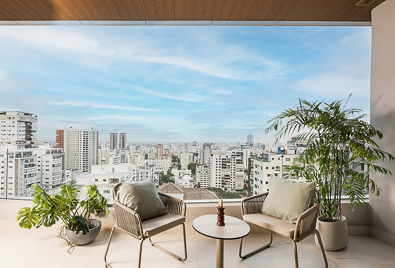 TERRACE One Bedroom Residence - Skyline View - Upper Floor