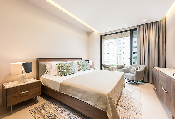 BEDROOMS One Bedroom Residence - Skyline View