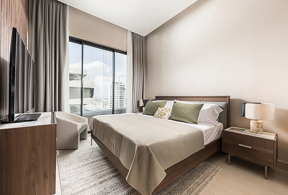 BEDROOMS Two Bedroom Residence - Skyline View - Upper Floor