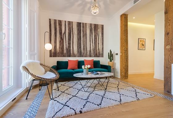Luxury apartment rentals Madrid - Cava Alta VII